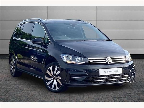 Black Used 2024 VW Touran R-line MPV | £32,795 (Expensive) - Image 1/3