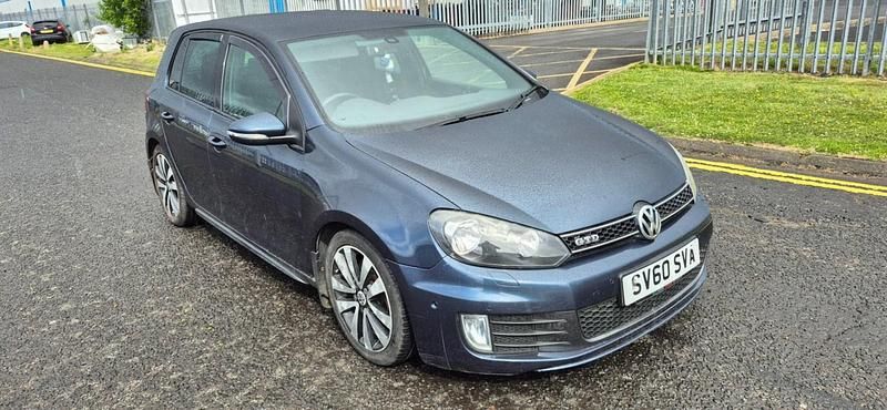 Blue Used 2010 VW Golf VI GTD Hatchback | £3,495 (Good price) - Image 1/4