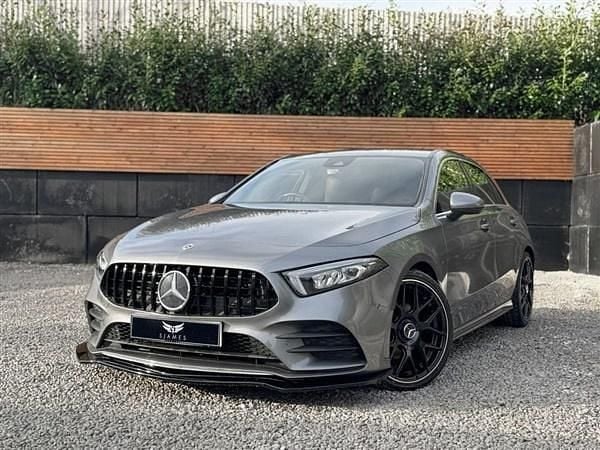 Grey Used 2018 Mercedes A180 AMG line Hatchback | £13,490 (Fair price) - Image 1/4