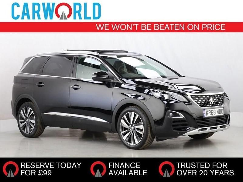 Black Used 2018 Peugeot 5008 Premium MPV | £15,993 (Fair price) - Image 1/3