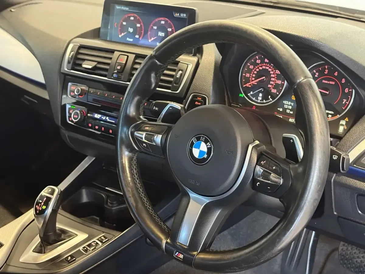 Used BMW M140 M Sport 335 HP (246 kW) 2017 Blue Hatchback