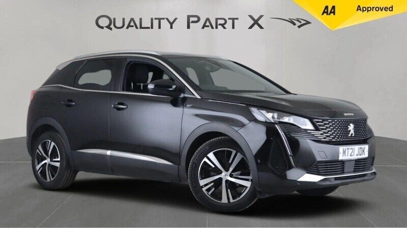 Black Used 2021 Peugeot 3008 GTi SUV | £13,200 (Fair price) - Image 1/4