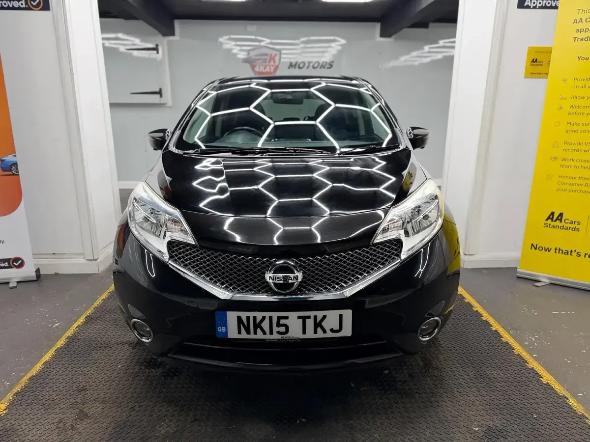 Used Nissan Note S 98 HP (72 kW) 2015 Black Hatchback