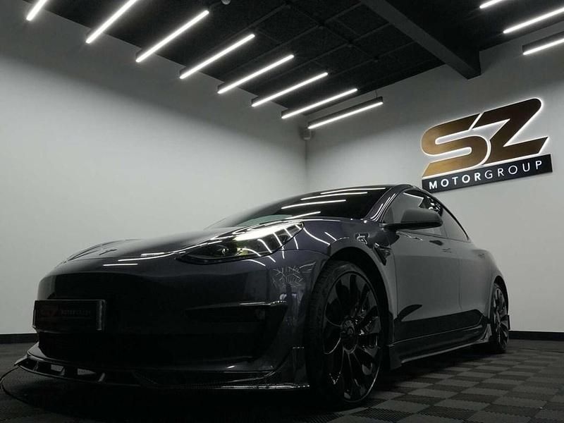 Usado Tesla Model 3 Long Range AWD 366 kW (498 HP) 2021 Cinzento Sedan