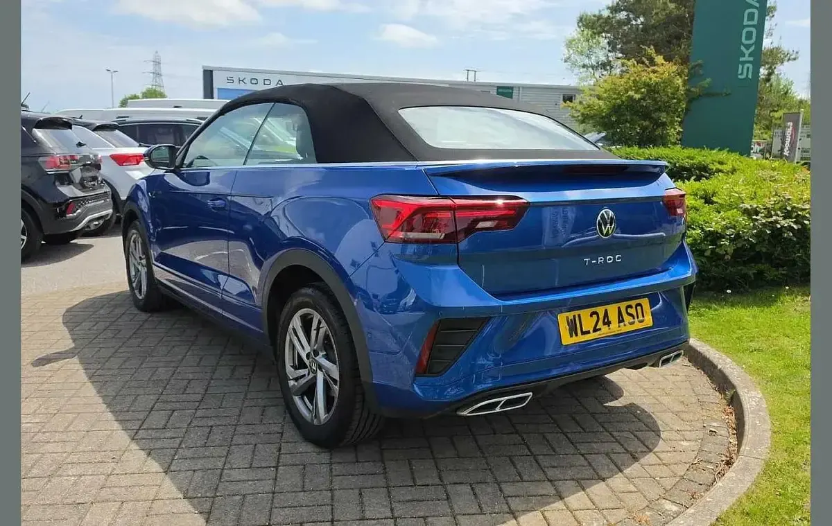 Used VW T-Roc Cabriolet R-line 150 HP (110 kW) 2024 Blue Cabriolet