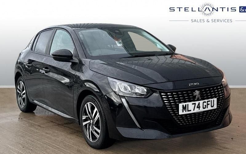 Black Used 2023 Peugeot 208 Active+ Hatchback | £13,879 (Good price) - Image 1/3