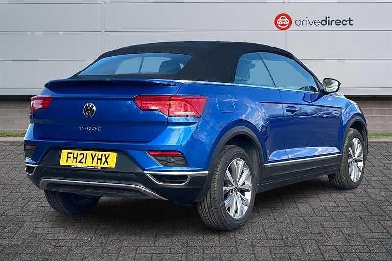 Used VW T-Roc Cabriolet Design 2021 Blue Cabriolet