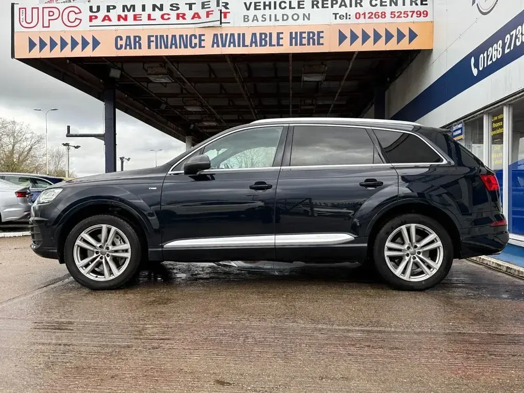 Używany Audi Q7 S-Line 272 KM (200 kW) 2016 Niebieski SUV