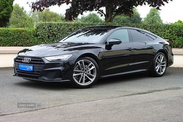 Black Used 2021 Audi A7 Black Edition Hatchback | £28,495 (Fair price) - Image 1/4