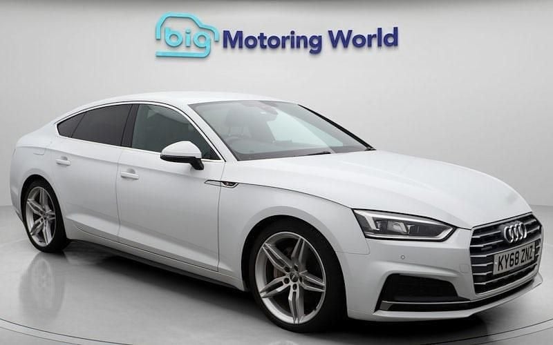 White Used 2019 Audi A5 Sportback S-Line Hatchback | £17,900 (Good price) - Image 1/4