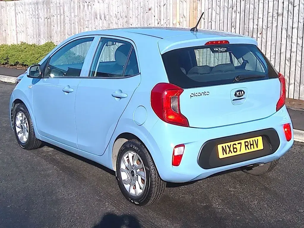 Used Kia Picanto 83 HP (61 kW) 2017 Blue Hatchback