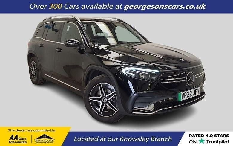 Black Used 2022 Mercedes EQB300 AMG line SUV | £24,500 (Fair price) - Image 1/4