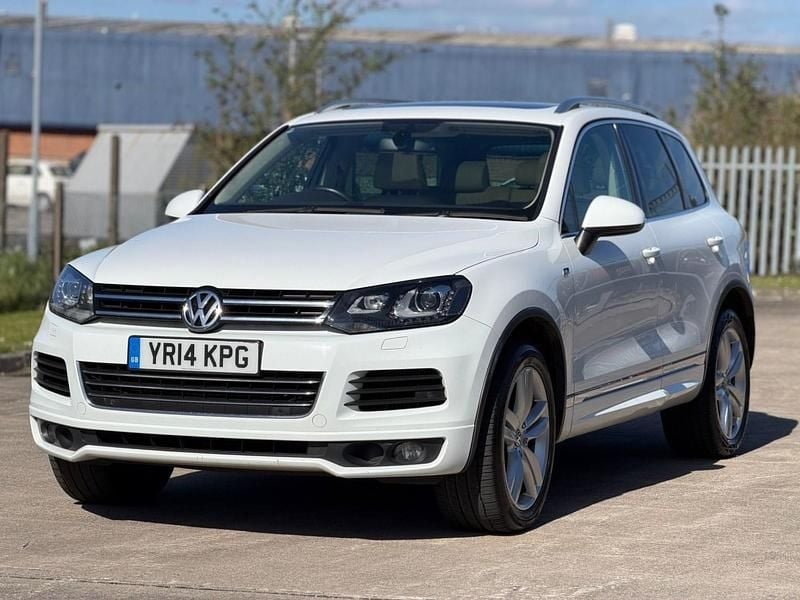 Used VW Touareg R-line 2014 White SUV