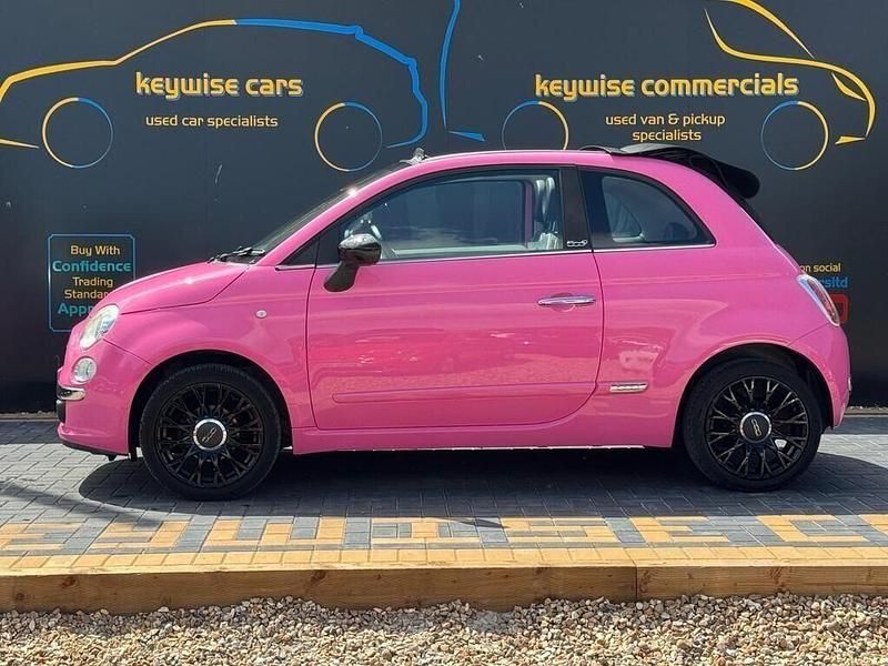 Used Fiat 500C Pop 2010 Pink Cabriolet