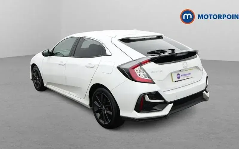 Gebraucht Honda Civic SR 126 PS (92 kW) 2021 Weiß Kleinwagen