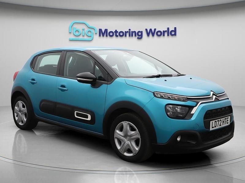 Blue Used 2022 Citroën C3 PureTech Hatchback | £10,100 (Fair price) - Image 1/4