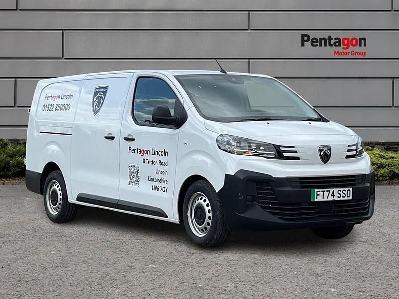 White Used 2025 Peugeot e-Expert Van | £21,995 (Fair price) - Image 1/4