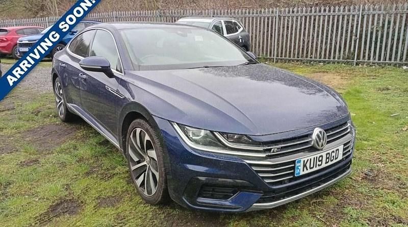 Used VW Arteon R-line 150 HP (110 kW) 2019 Blue Hatchback