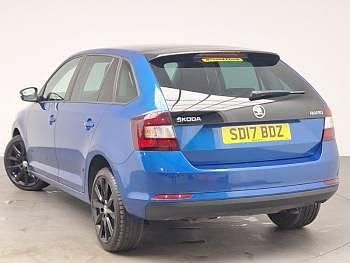 Used Skoda Rapid Sport 110 HP (80 kW) 2017 Blue Hatchback