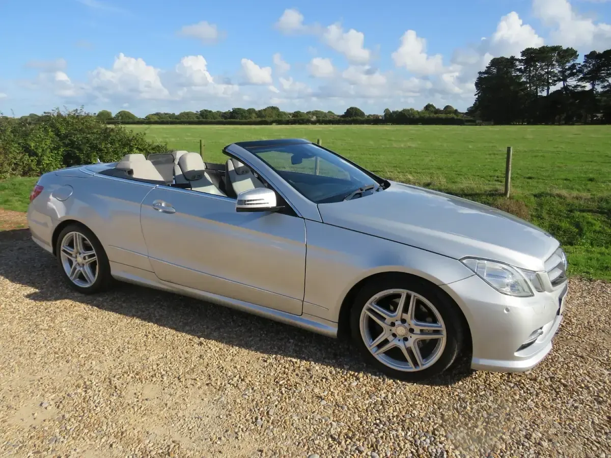 Used Mercedes E350 265 HP (194 kW) 2013 Silver Cabriolet