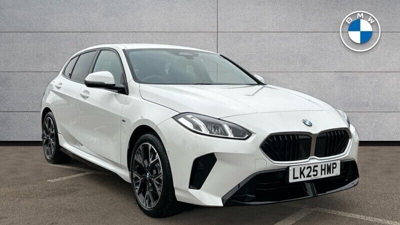 White Used 2025 BMW 120 M Sport Hatchback | £31,227 - Image 1/4