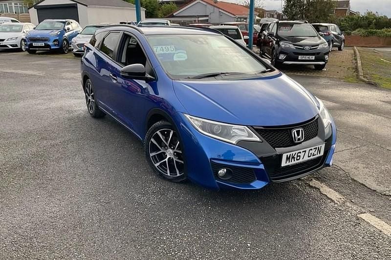 Blue Used 2017 Honda Civic Sport Estate | £7,495 (Fair price) - Image 1/1