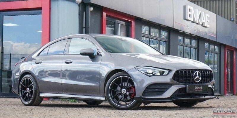 Grey Used 2021 Mercedes CLA180 AMG line Sedan | £22,995 (Fair price) - Image 1/4
