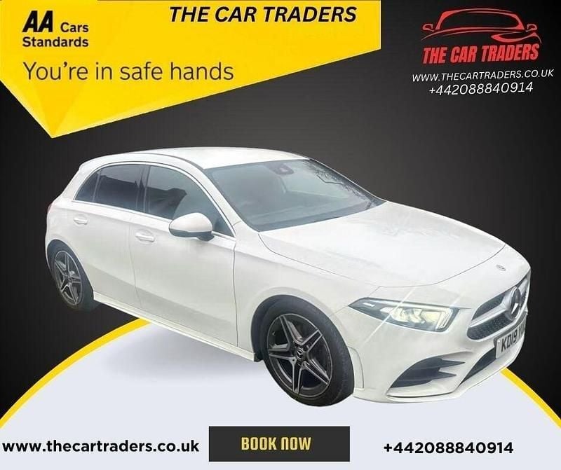 White Used 2019 Mercedes A200 AMG line Hatchback | £13,288 (Good price) - Image 1/4