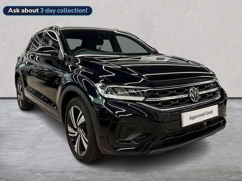 Black Used 2024 VW T-Roc R-line SUV | £27,719 (Fair price) - Image 1/4