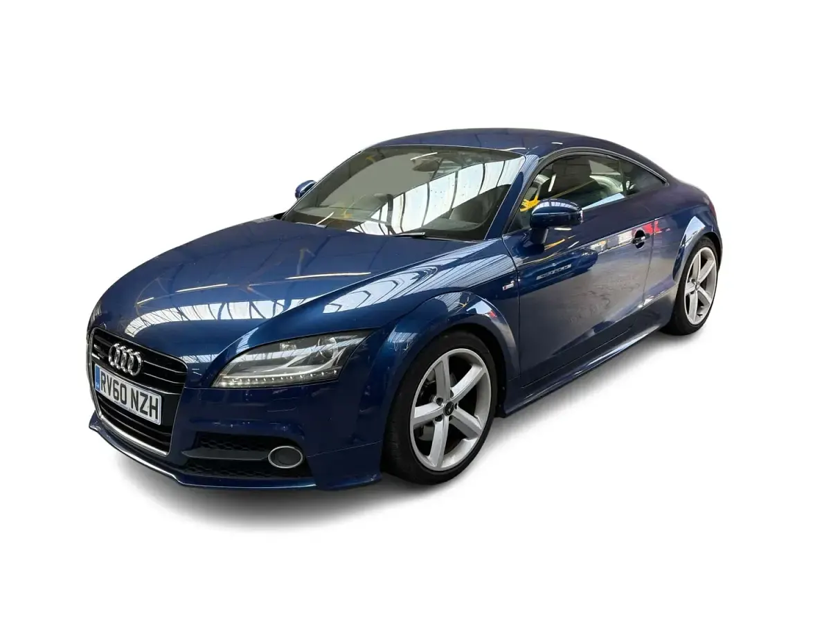 Used Audi TT S-Line 170 HP (125 kW) 2010 Blue Coupe