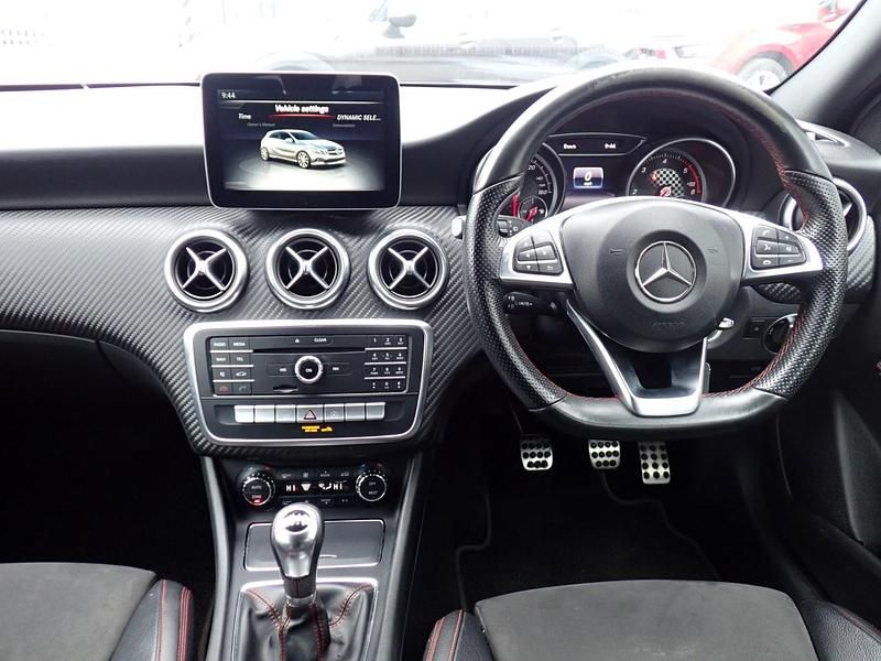 Used Mercedes A180 AMG line 109 HP (80 kW) 2017 Black Hatchback