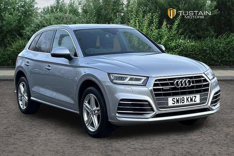 Used Audi Q5 S-Line 190 HP (139 kW) 2018 Silver SUV
