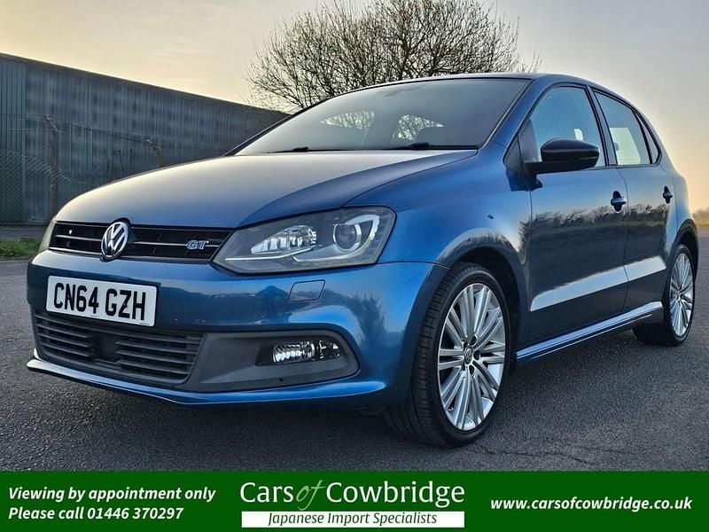 Blue Used 2014 VW Polo BlueGT Hatchback | £7,495 (Good price) - Image 1/4