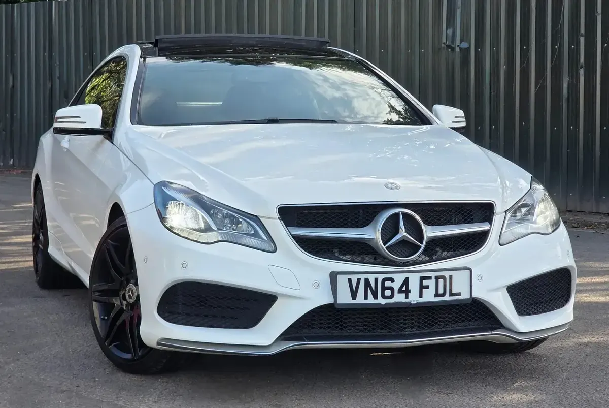 Used Mercedes E220 AMG 2014 White Coupe