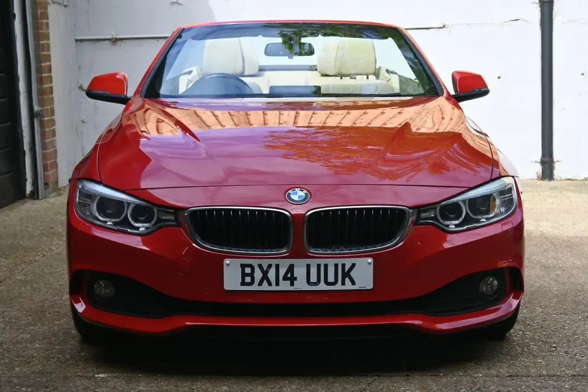 Usado BMW 428 2014 Rojo Descapotable