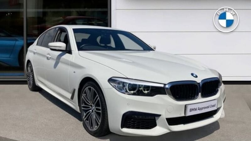 Alpine white Used 2019 BMW 520 M Sport Sedan | £20,125 - Image 1/4