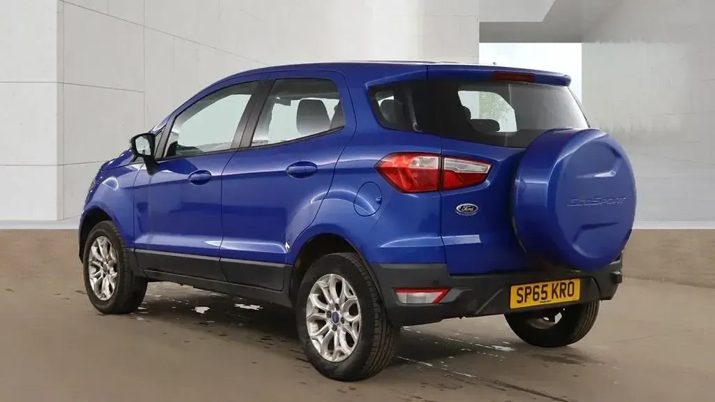 Used Ford Ecosport Zetec 112 HP (82 kW) 2015 Blue SUV