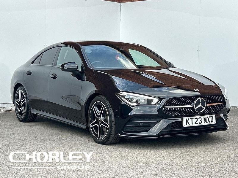 Black Used 2023 Mercedes CLA200 Executive Coupe | £23,751 (Fair price) - Image 1/4