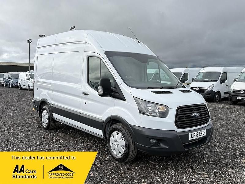 Used Ford Transit 130 HP (95 kW) 2018 White Van