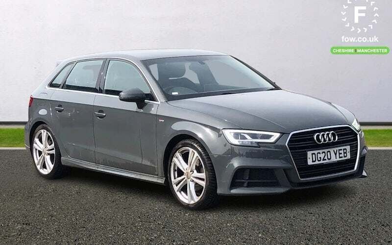 Grey Used 2020 Audi A3 Sportback S-Line Hatchback | £18,099 (Fair price) - Image 1/3