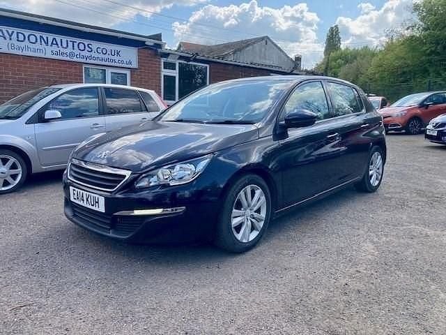 Usado Peugeot 308 Active 100 HP (73 kW) 2014 Azul Citadino