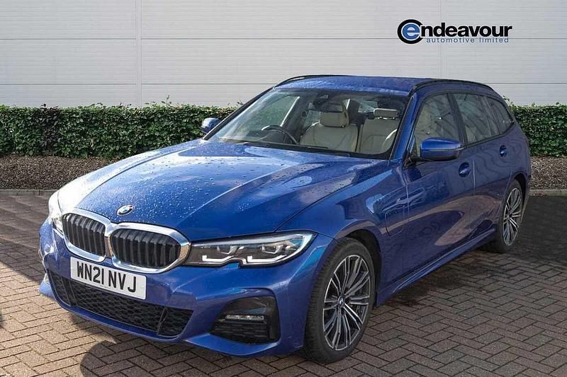 Used BMW 330e M Sport 2021 Blue Estate