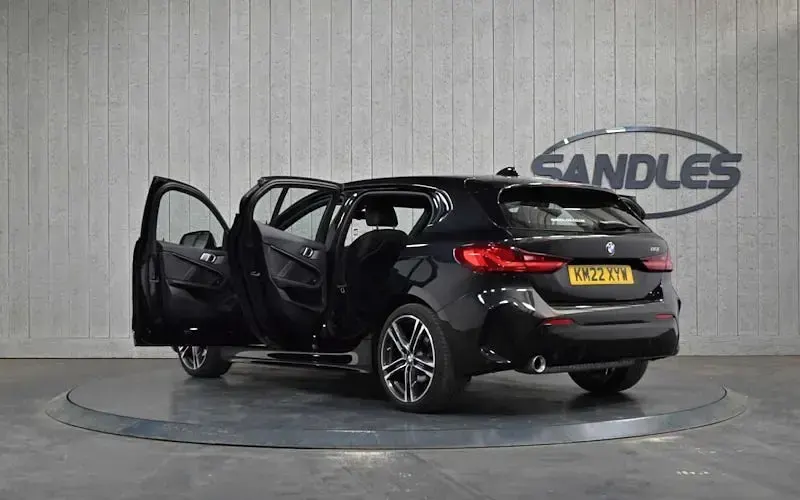 Used BMW 118 M Sport 136 HP (100 kW) 2022 Black Hatchback