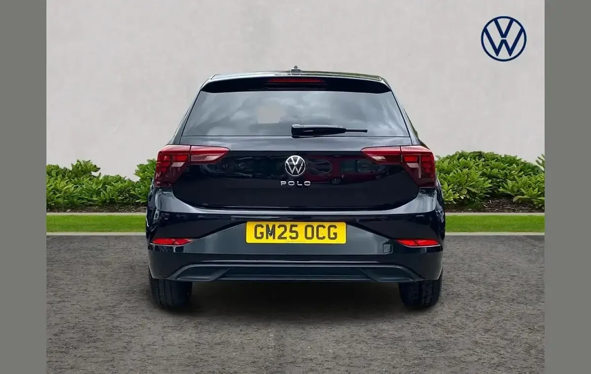 Used VW Polo Match 95 HP (69 kW) 2025 Black Hatchback