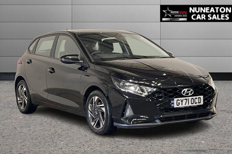 Black Used 2021 Hyundai i20 Hatchback | £10,250 (Good price) - Image 1/1