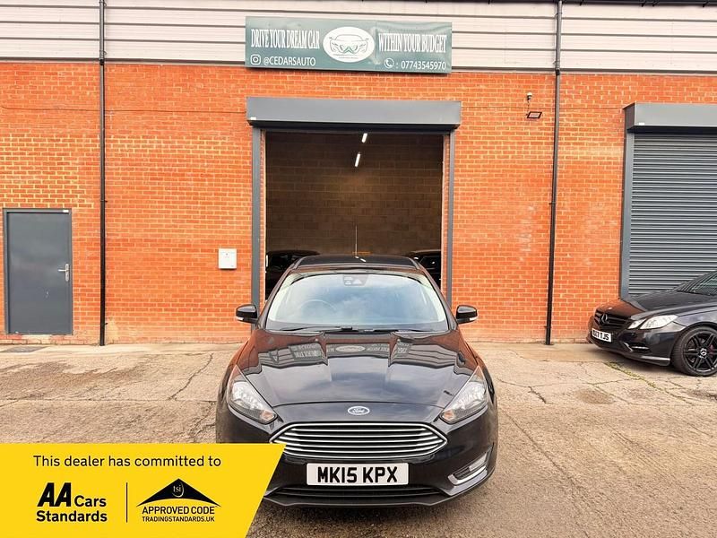 Black Used 2015 Ford Focus Titanium Hatchback | £4,999 (Good price) - Image 1/4