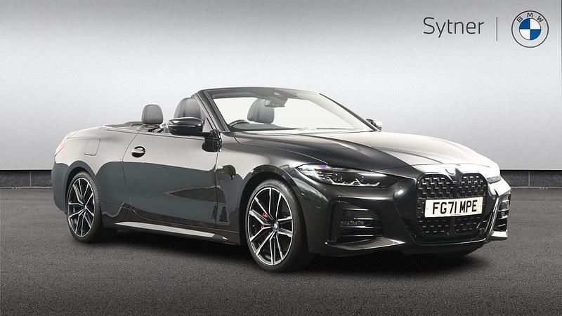 Black Used 2021 BMW 420 M Sport Cabriolet | £31,000 (Expensive) - Image 1/4