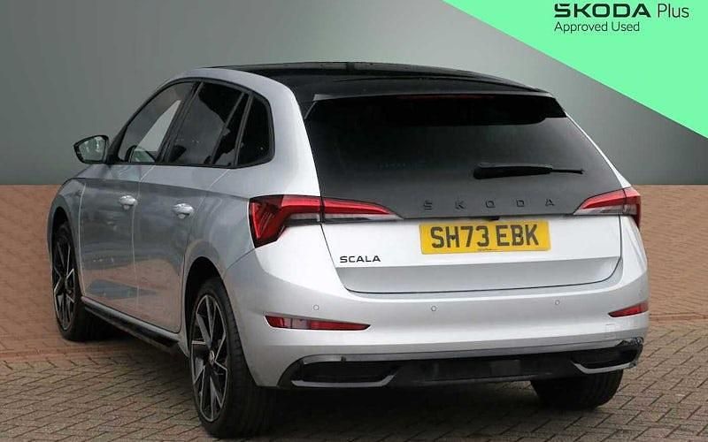 Used Skoda Scala Monte Carlo 110 HP (80 kW) 2023 Silver Hatchback
