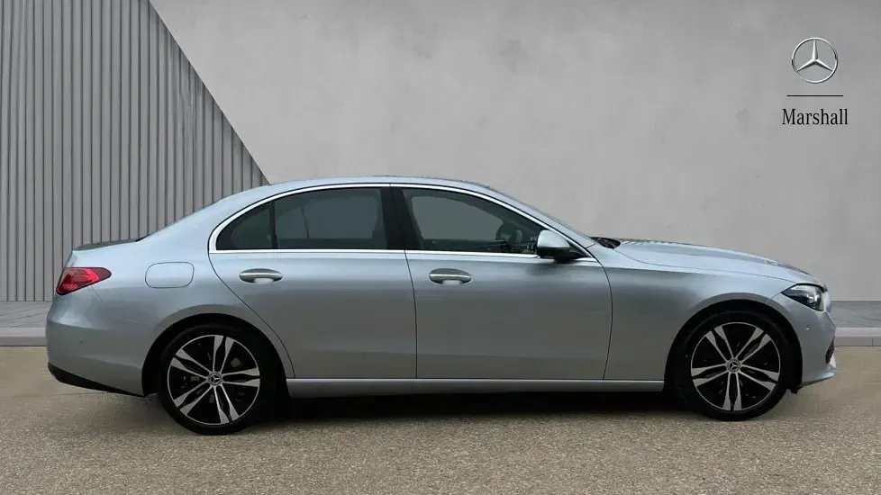 Used Mercedes C220 Exclusive Luxury 197 HP (144 kW) 2023 Hightech silver metallic