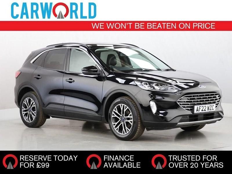 Black Used 2022 Ford Kuga Titanium SUV | £15,693 (Good price) - Image 1/3